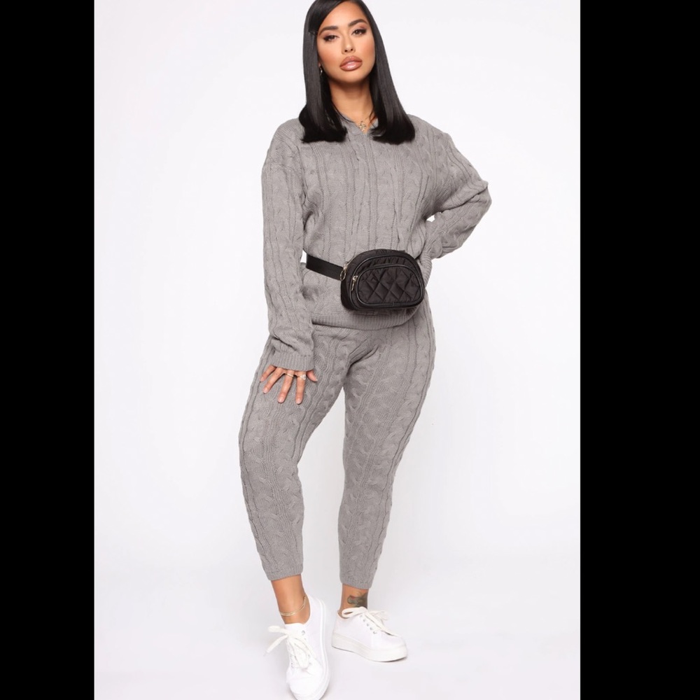 Knit sweater set